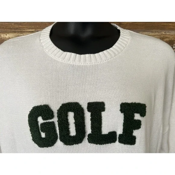 Emerson Street Clothing GOLf Sweater 100% Cotton Women's Size XL - Picture 4 of 9